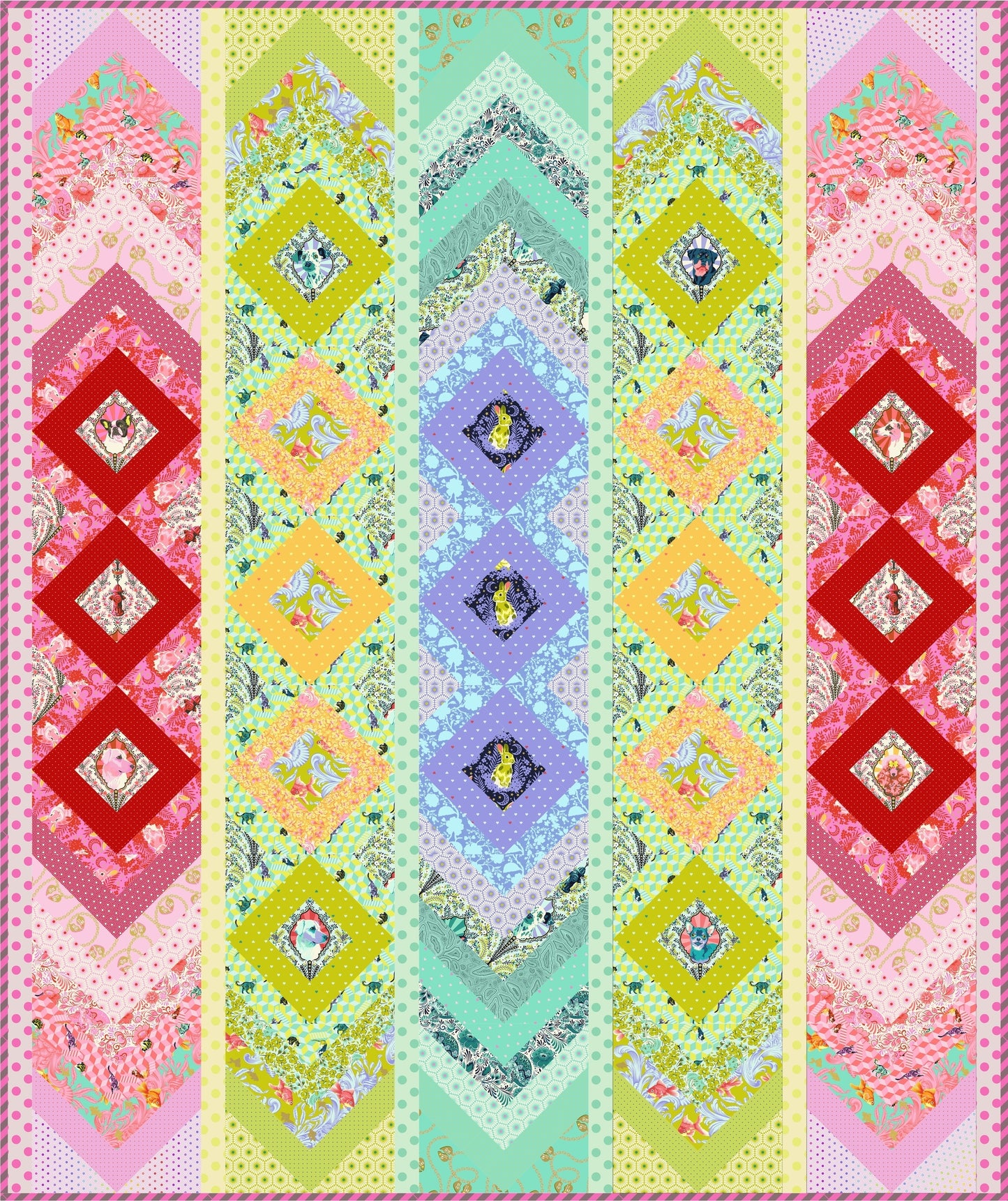 Friendship Bracelet Quilt Kit