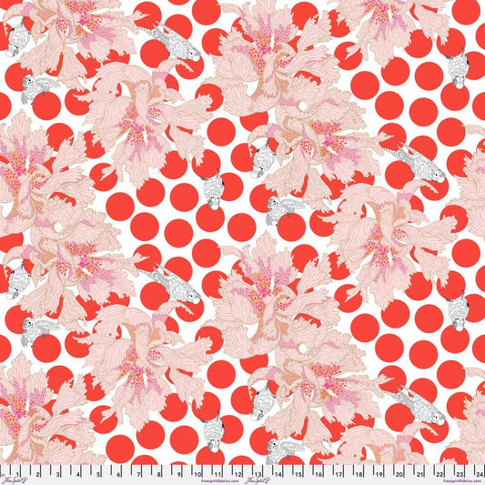 Spotty Peony - Vermillion