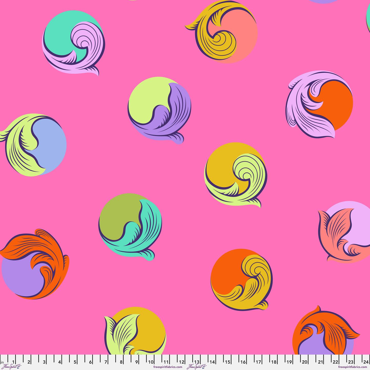 Gumball - Sugar Plum - 108" Backing Fabric