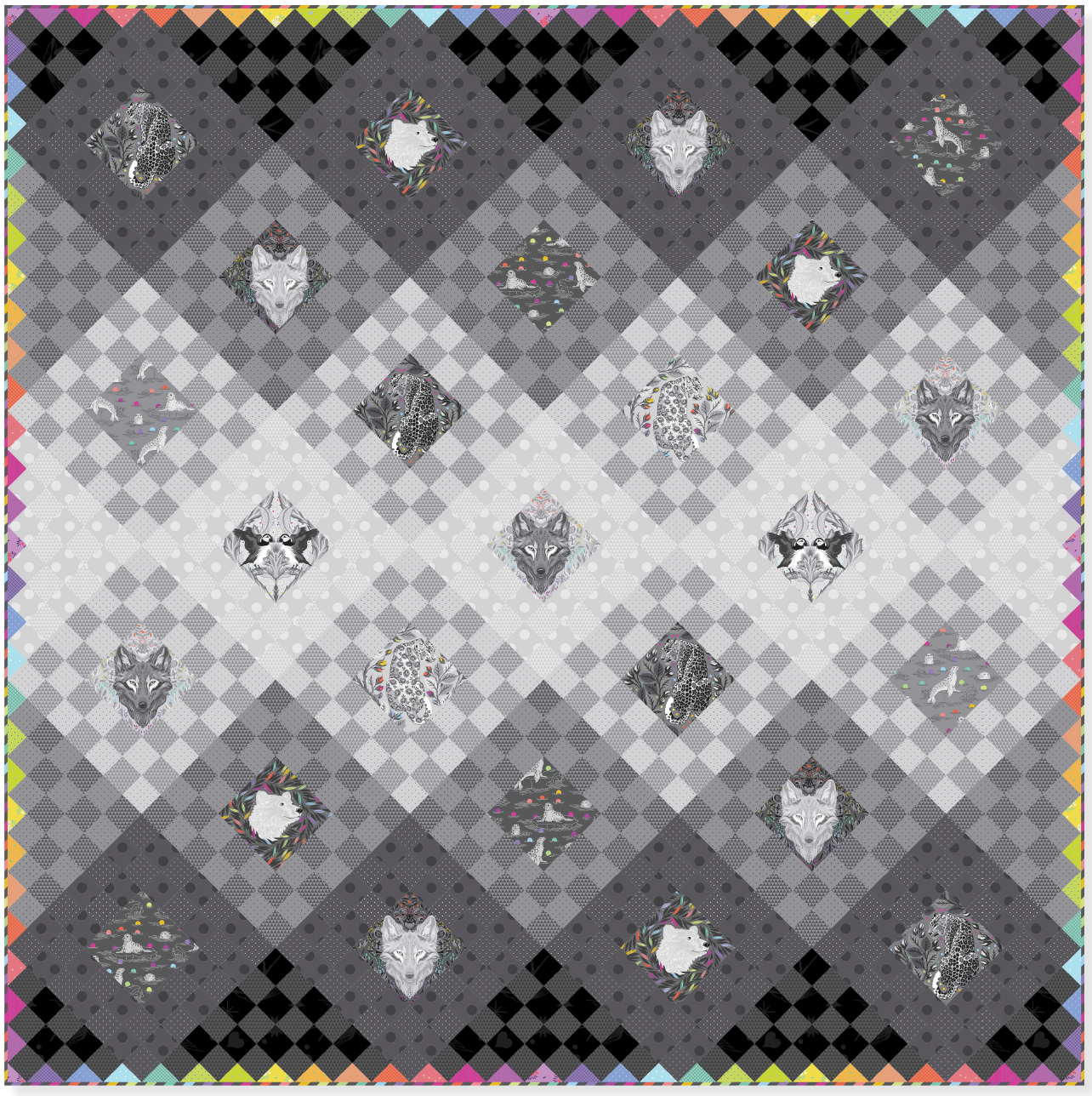 Fade to Gray Quilt Kit