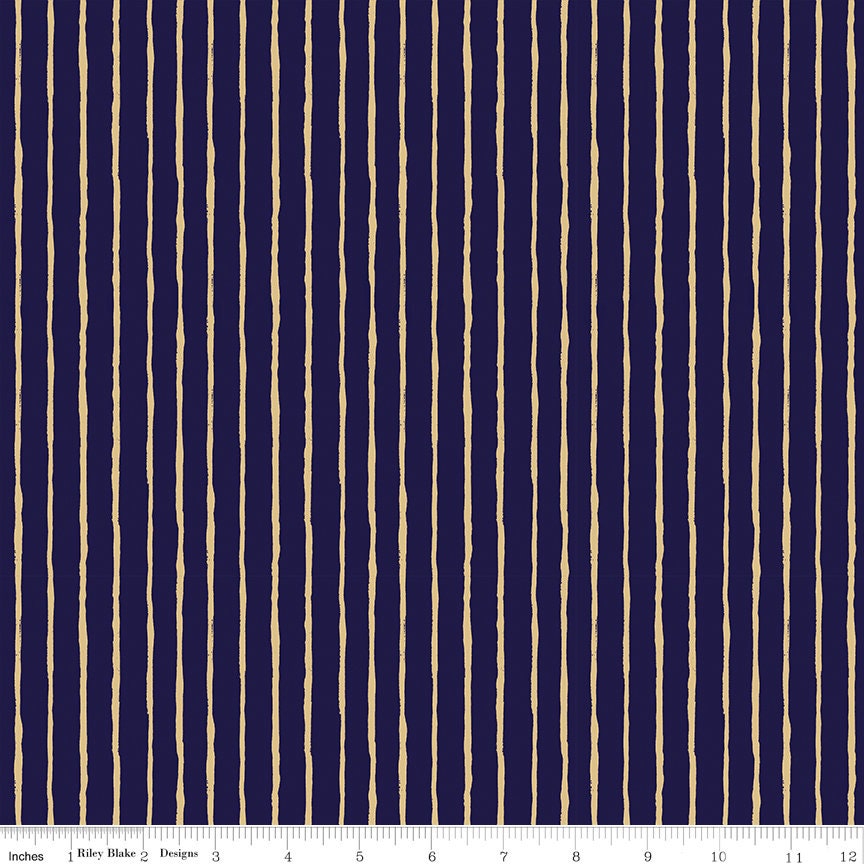 Stripes - Navy - Dreamworld - Emily Winfield Martin