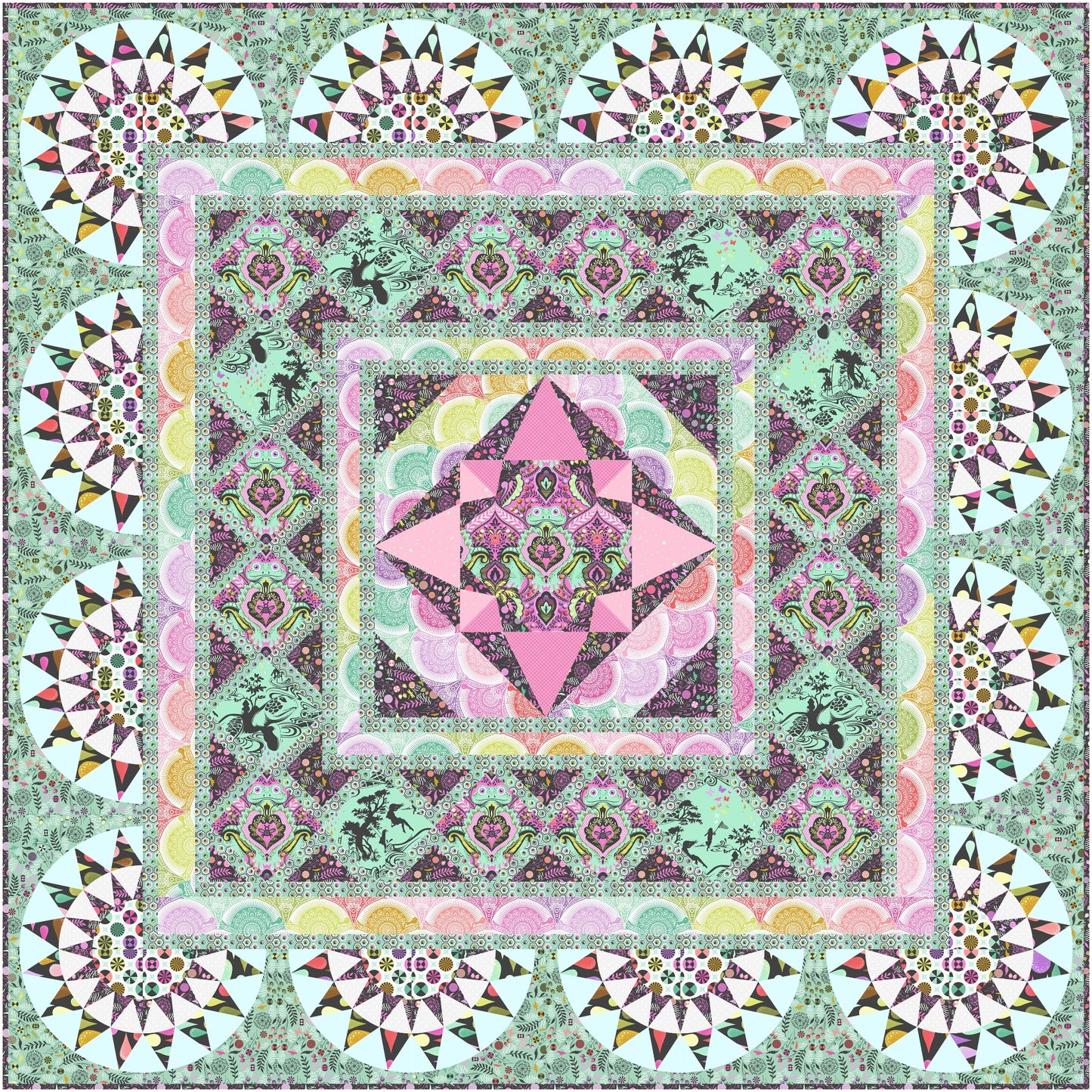 Amphibian Majesty Quilt Kit