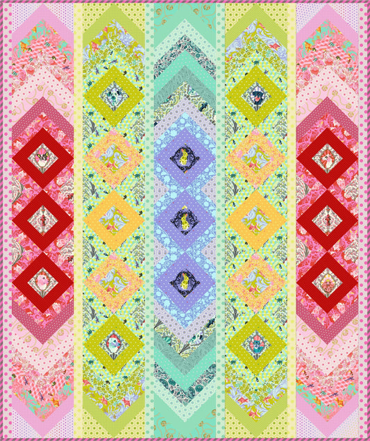 Friendship Bracelet Quilt Kit