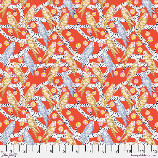 Budgie Melody - Vermillion