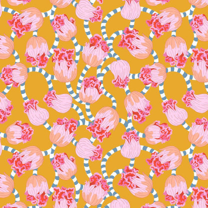 Dancing Swirl - Mustard