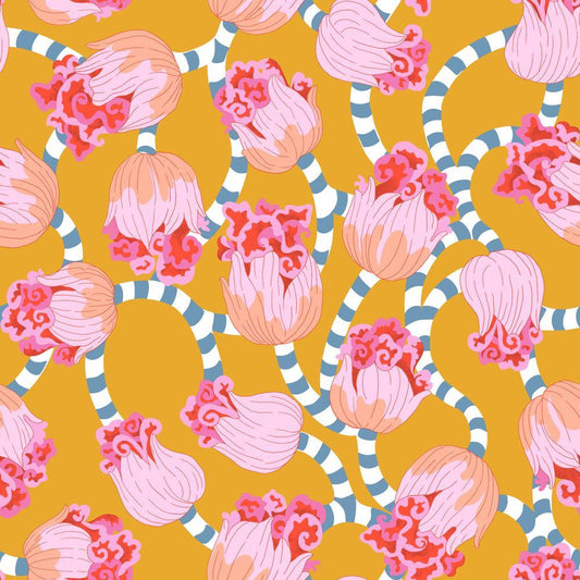 Dancing Swirl - Mustard