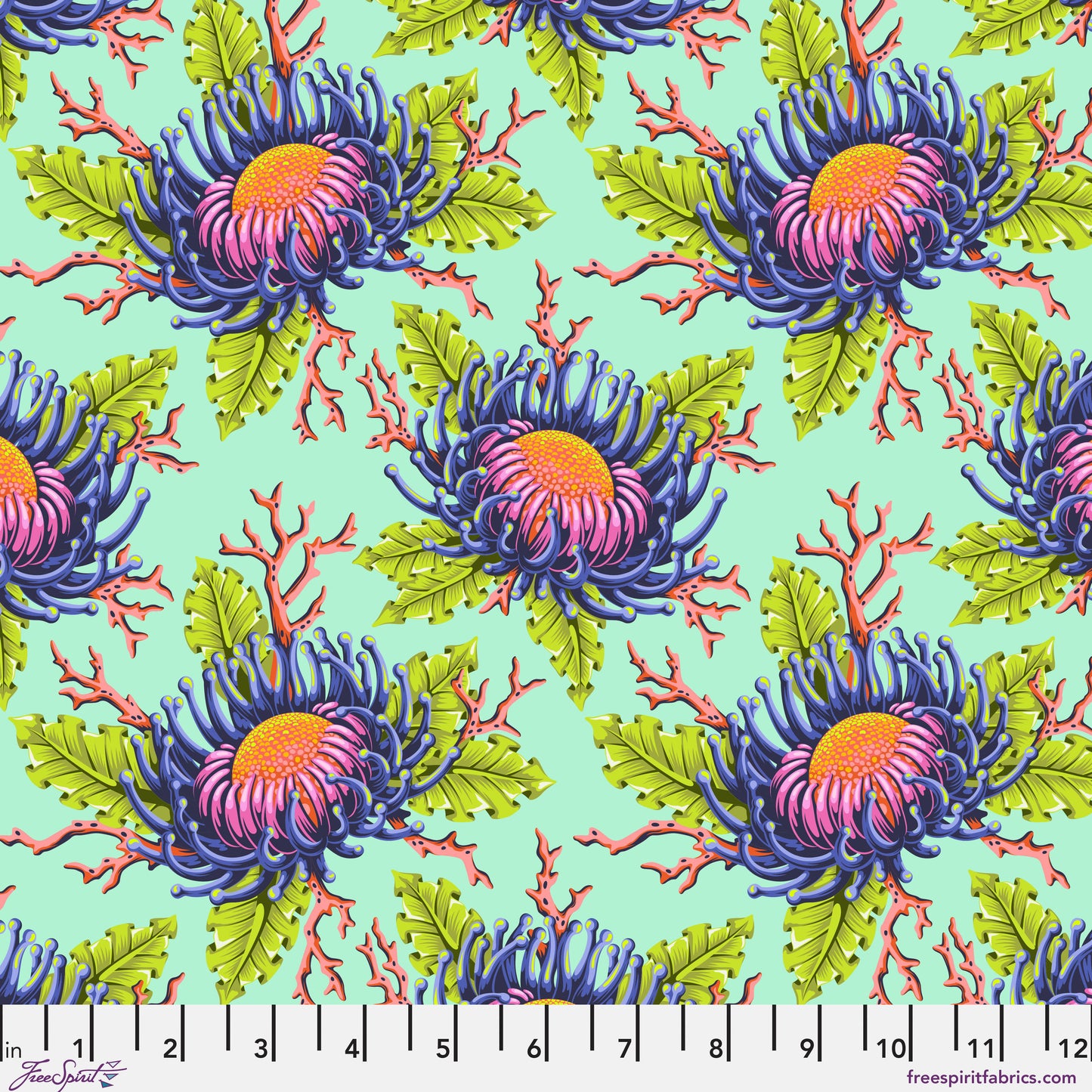 Friends & Anemones - Seafoam