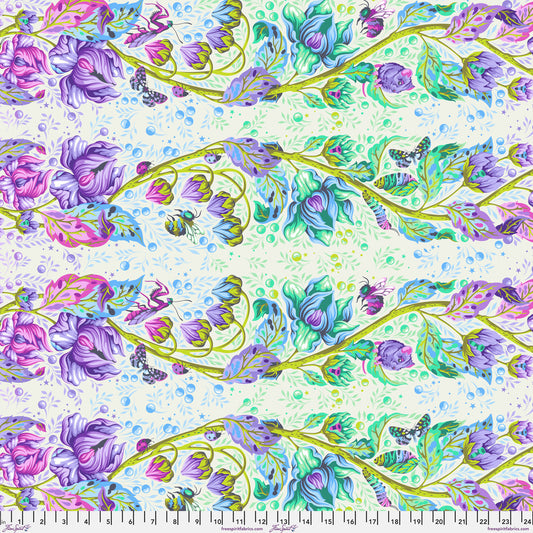Grow Up in Daybreak by Tula Pink, Down to Earth cotton fabric.