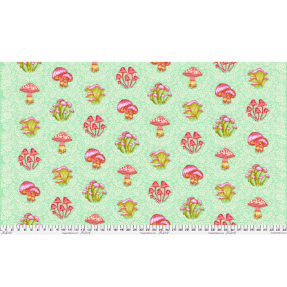 Morel Support in Afterglow by Tula Pink, Down to Earth cotton fabric, full-width design.