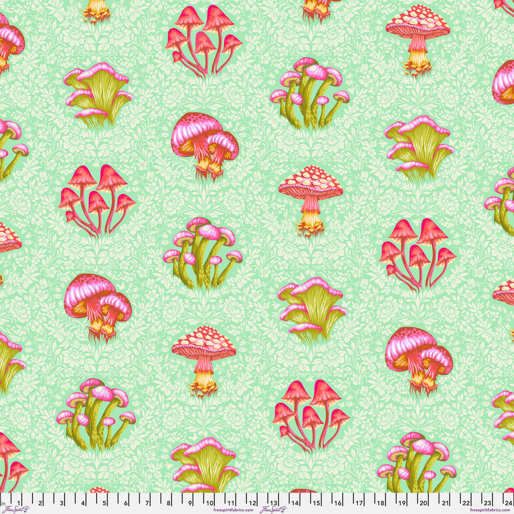 Morel Support in Afterglow by Tula Pink, Down to Earth cotton fabric.