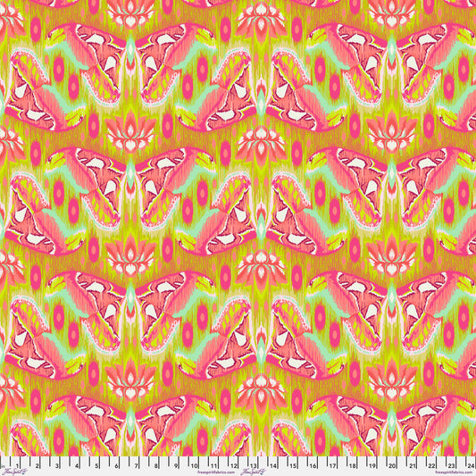 Prior Mothorization in Afterglow by Tula Pink, Down to Earth cotton fabric.