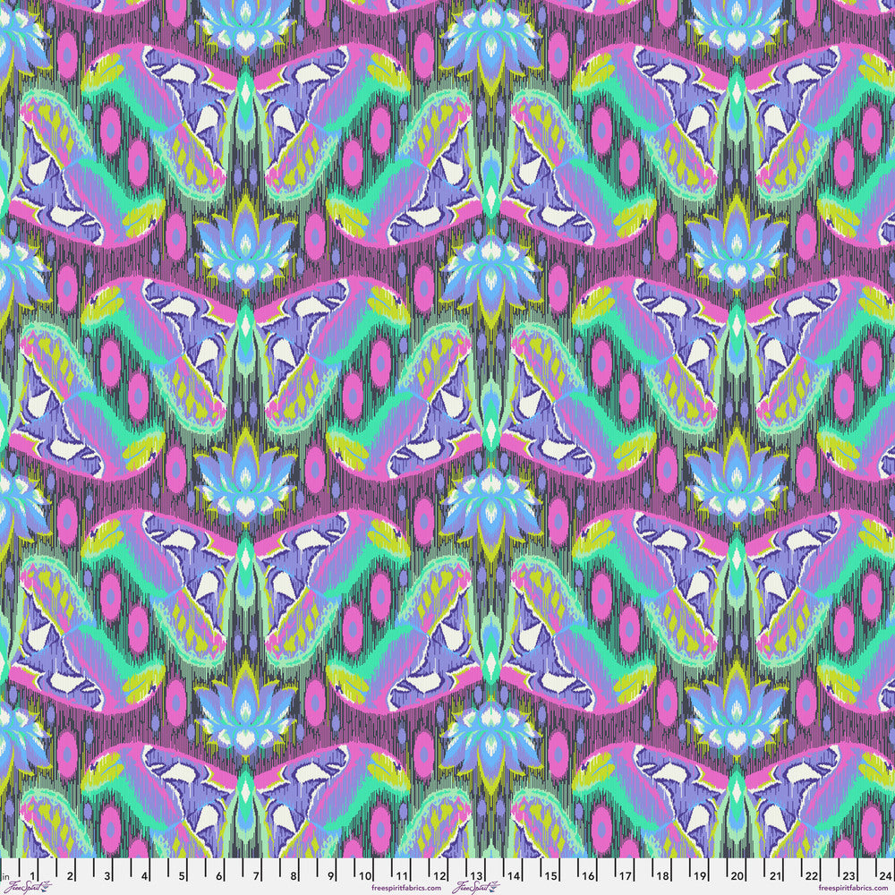 Prior Mothorization in Daybreak by Tula Pink, Down to Earth cotton fabric.