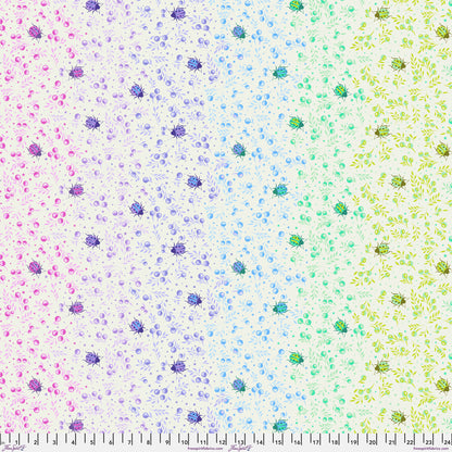 Spot On in Daybreak by Tula Pink, Down to Earth cotton fabric.