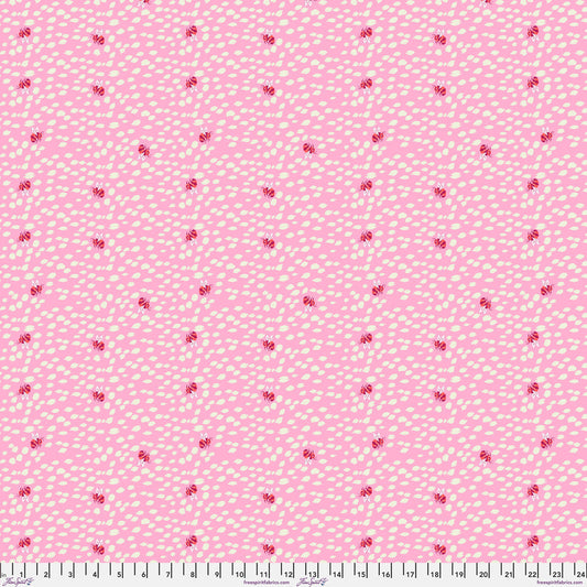 Do Re Bee in Afterglow by Tula Pink, Down to Earth cotton fabric.