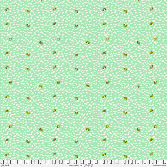 Do Re Bee in Daybreak by Tula Pink, Down to Earth cotton fabric.