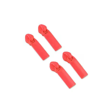 Neon #5 Rectangle Zipper Pulls (Multiple Colors)