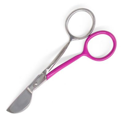 Tula Pink Cosmic Raspberry 4-Inch Micro-Serrated Mini Duckbill Scissors | Pre-Order