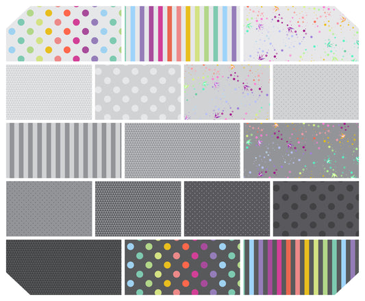 10" Layer Cake - Graywork True Colors