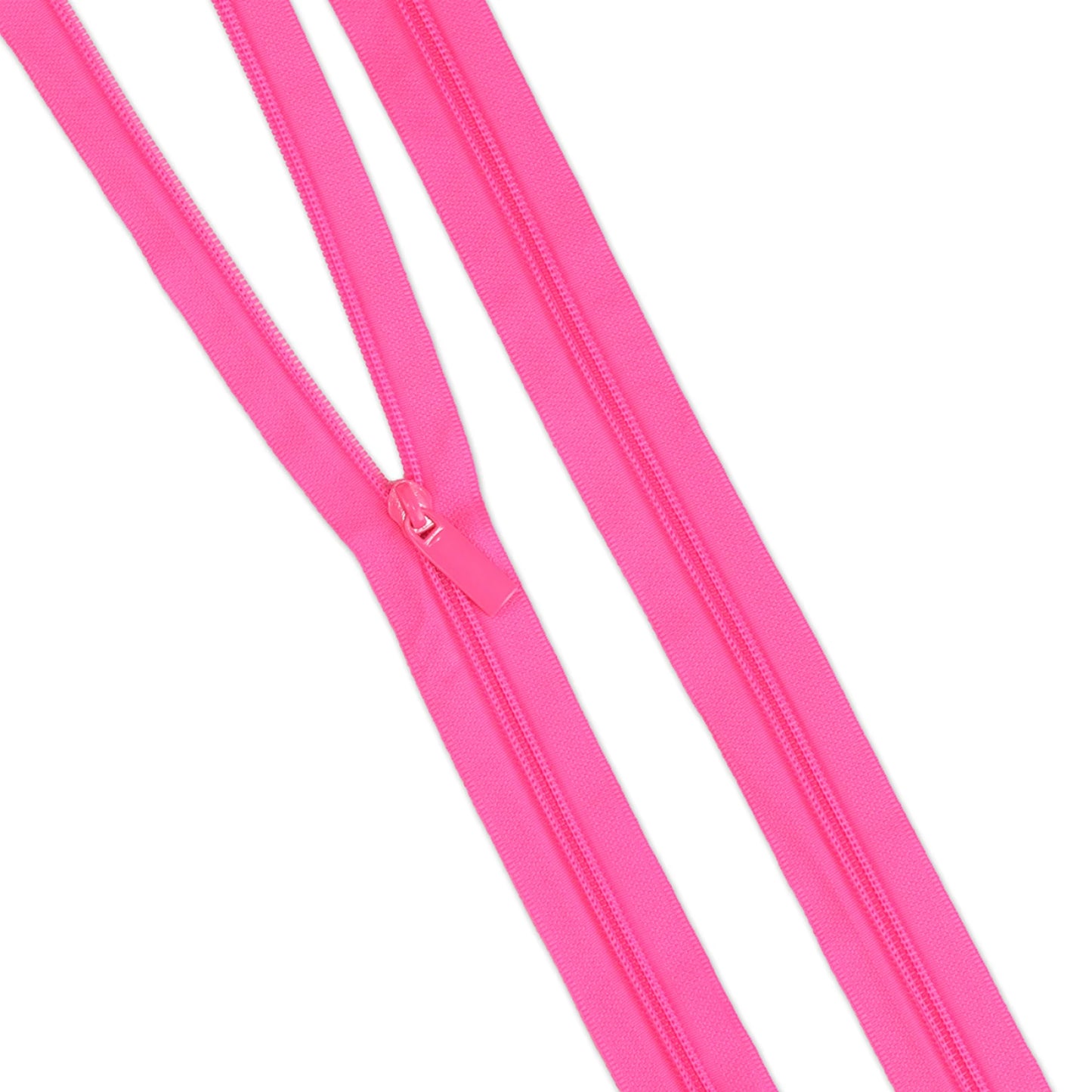 Neon Pink Zipper - 3 Yard Pack