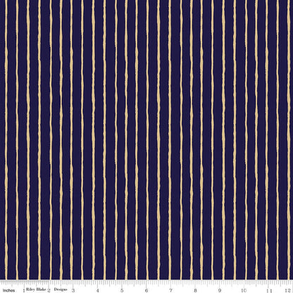 Stripes - Navy - Dreamworld - Emily Winfield Martin