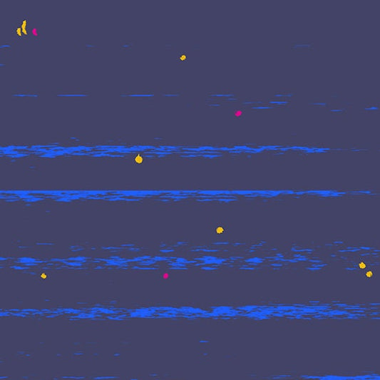 Canvas in Nocturne - Chrysanthemum by Alison Glass - PREORDER RELEASES NOVEMBER 2023 - A-874-B