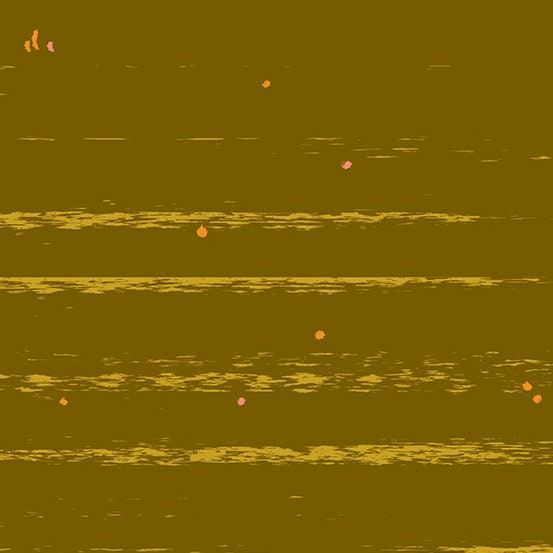 Canvas in Olive - Chrysanthemum by Alison Glass - PREORDER RELEASES NOVEMBER 2023 - A-874-V